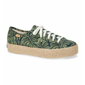 Keds Women's Green Leaf Print Sneakers